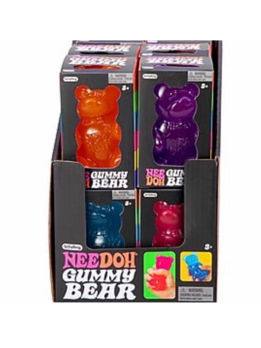 Schylling Blue NeeDoh Gummy Bear Authentic